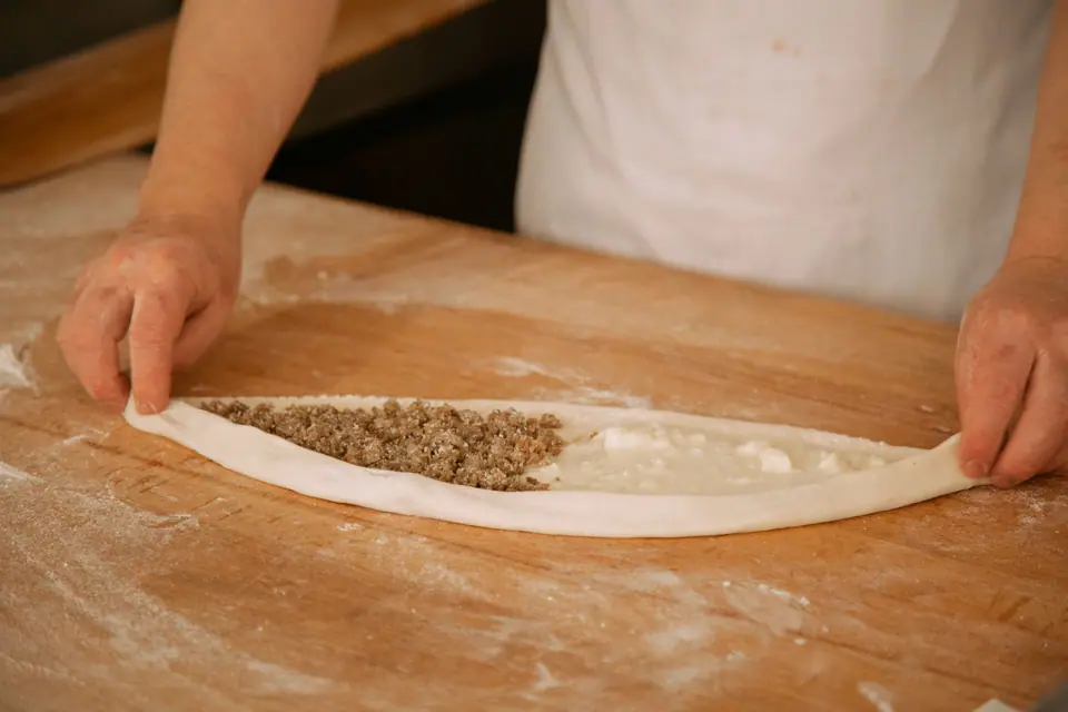 Kıymalı pide, 4. adım