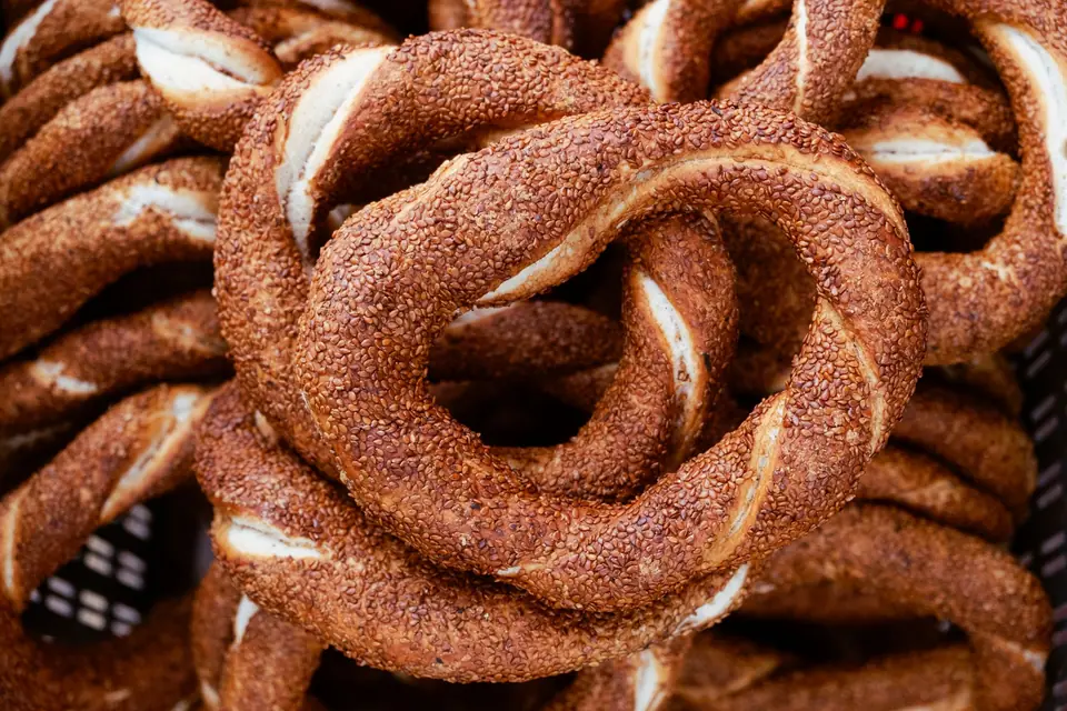 Simit — servis edilmiş hâli